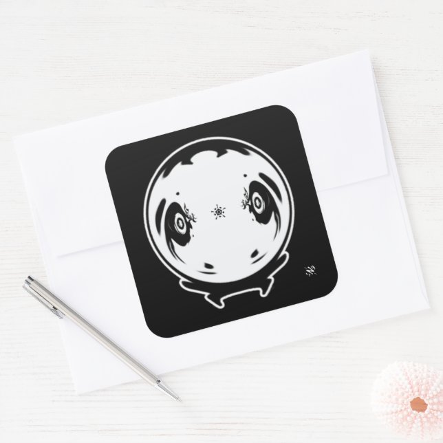 Adesivo Quadrado Manga esquisita coisa de criança 2.1. (Envelope)