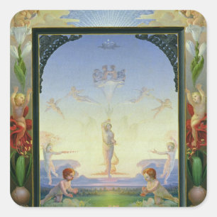 Adesivo Quadrado Manhã, 1808