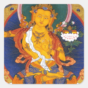 ADESIVO QUADRADO MANJUSHRI TIBET MYTHOLOGIA