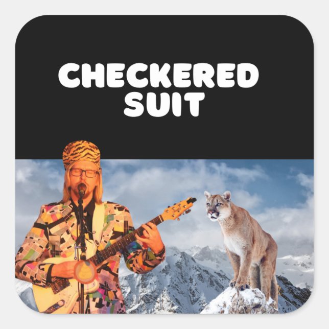 Adesivo Quadrado Mantenha os cupins na baía. (Frente)