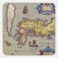 Mapa Antigo do Japão por Mercator e Hondius