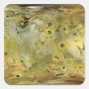 Adesivo Quadrado Mapa da lua Lo de Jupiter