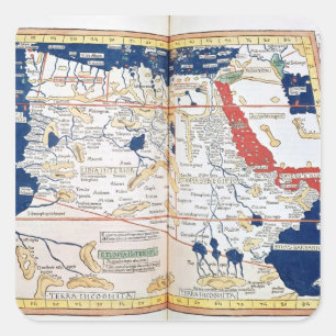 Adesivo Quadrado Mapa de África