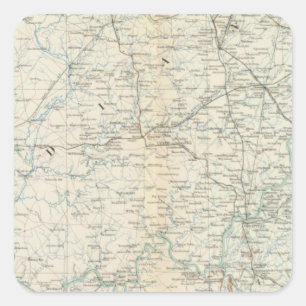 Adesivo Quadrado Mapa de genes XVI