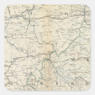 Adesivo Quadrado Mapa V do Gen