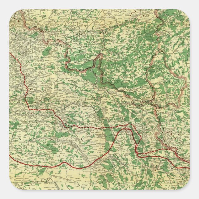 Adesivo Quadrado Mapear Frente Ocidental (Frente)