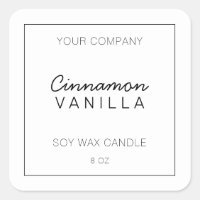 Marca da Vela - Marca Personalizada do Produto