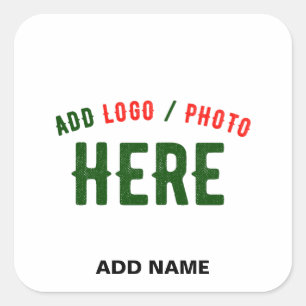 ADESIVO QUADRADO MARCA VERIFICADA BRANCA PERSONALIZÁVEL MODERNA