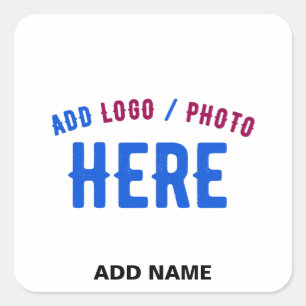 ADESIVO QUADRADO MARCA VERIFICADA BRANCA PERSONALIZÁVEL MODERNA
