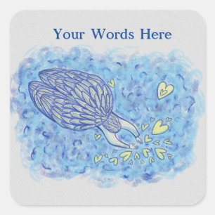 Adesivo Quadrado Marcadores Decatais Personalizados de Arcanjo Mich