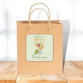 Adesivo Quadrado Margs e Matrimônio Tequila & Fiesta Despedida de S