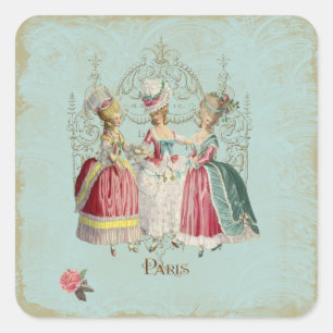 Adesivo Quadrado Maria Antonieta de Paris