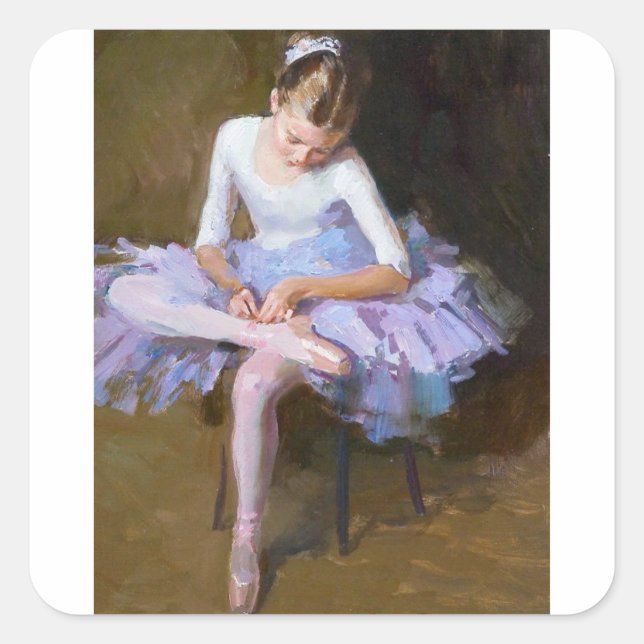 Adesivo Quadrado Maria Molodykh, 2007 Ballerina (Frente)