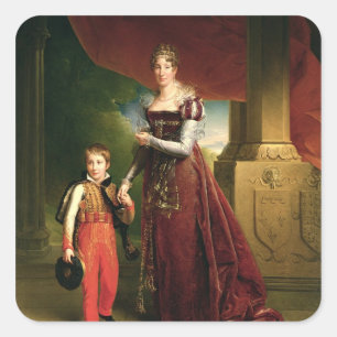 Adesivo Quadrado Marie Amelie de Bourbon