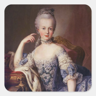 Adesivo Quadrado Marie Antoinette