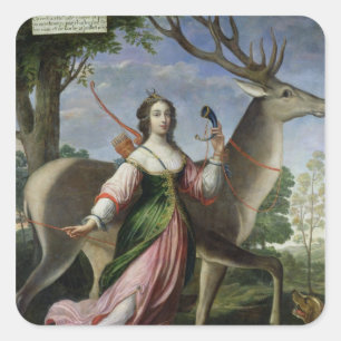 Adesivo Quadrado Marie de Rohan-Montbazon Duquesa de Chevreuse