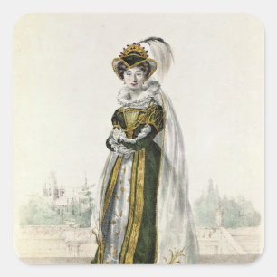 Adesivo Quadrado Marie Dorval em Marion Delorme, por Victor