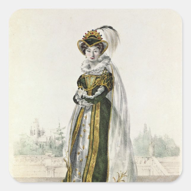 Adesivo Quadrado Marie Dorval em Marion Delorme, por Victor (Frente)