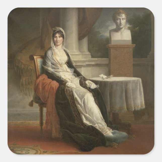 Adesivo Quadrado Marie-Laetitia Ramolino 1803 (Frente)