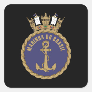 Adesivo Quadrado "Marinho brasileiro "