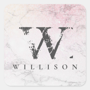 Adesivo Quadrado Mármore luxuoso personalizado