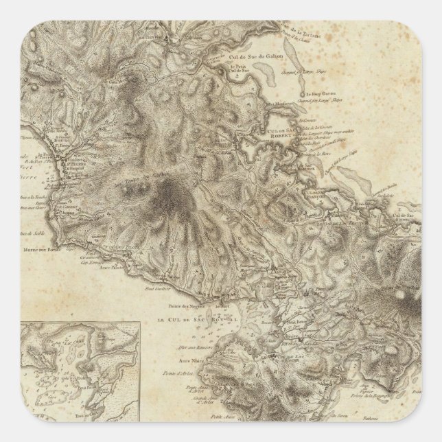 Adesivo Quadrado Martinico (Frente)