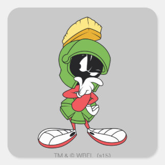 Adesivo Quadrado MARVIN O MARCIANO™ Pensativo