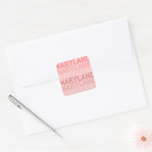 Adesivo Quadrado Maryland (Envelope)