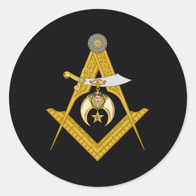 Adesivo Quadrado Masônico E Bússolas Pai Do Pai (Frente)