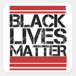 Adesivo Quadrado Matéria Black Lives