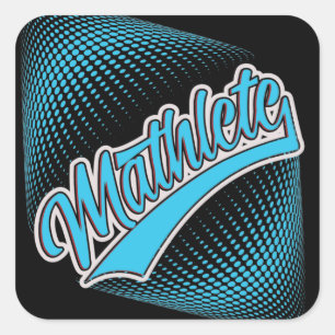 Adesivo Quadrado Mathlete