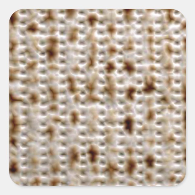 ADESIVO QUADRADO MATZO JEWISH SQUARE STICKERS (Frente)