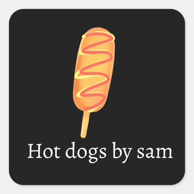 Adesivo Quadrado Mau Seco Num Pau (Frente)