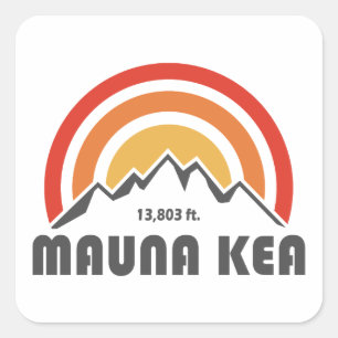 Adesivo Quadrado Mauna Kea