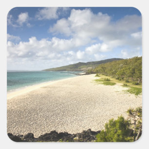 Adesivo Quadrado Maurícia, Ilha Rodrigues, St. Francois, St.
