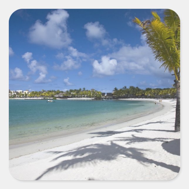 Adesivo Quadrado Maurícia, Maurícia Oriental, Trou d' Eau Douce, (Frente)