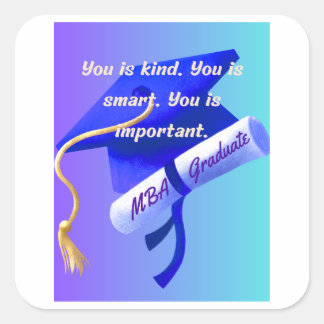 Adesivo Quadrado MBA Gift