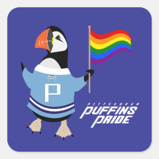 Adesivo Quadrado McGuffin Puffin Pride
