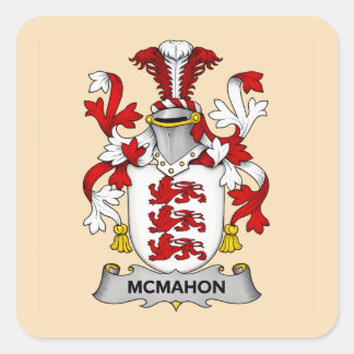 Adesivo Quadrado McMahon Family Coat of Arms Square Sticker