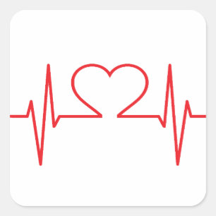 Adesivo Quadrado Medicina Simples