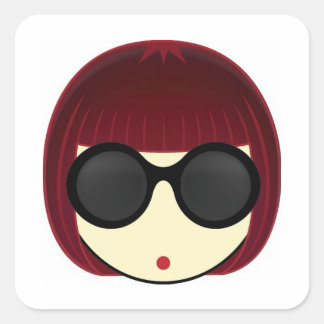 ADESIVO QUADRADO MEGUMI ・
