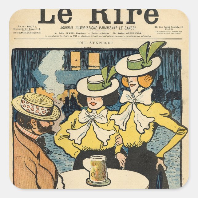 Adesivo Quadrado Meia-irmãs (Frente)