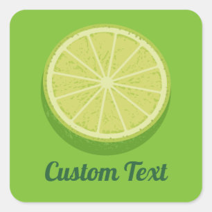 Adesivo Quadrado Meia Limão