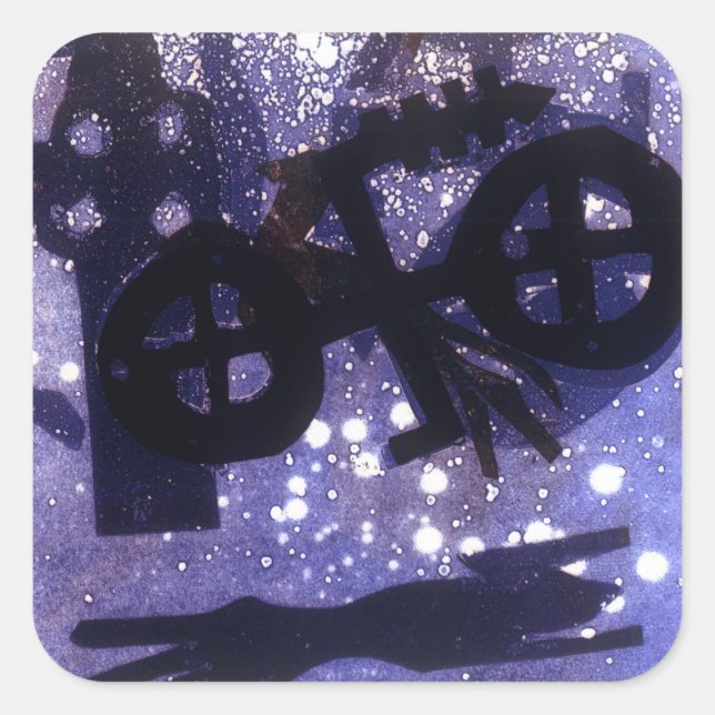 Adesivo Quadrado Meia-noite (Frente)