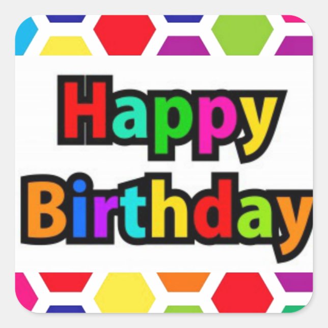 Adesivo Quadrado Mel Colmeia (Frente)