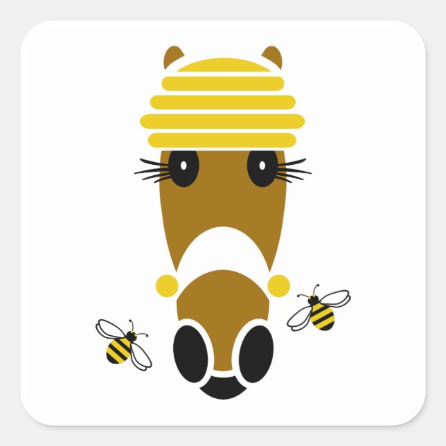 Adesivo Quadrado Mel Hattingdon Square Sticker (Frente)