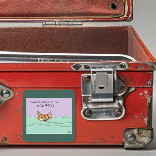 Adesivo Quadrado Melhor Pai De Gato De Sempre! Dia dos Pais