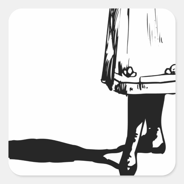 Adesivo Quadrado melhores meninas (Frente)