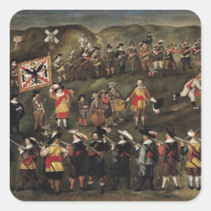 Adesivo Quadrado Membros da Irmandade das Ruas. Barbara