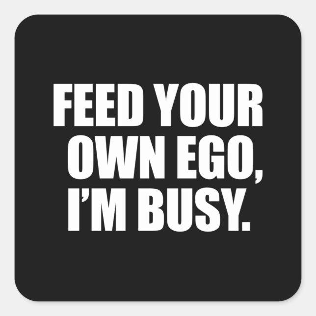 Adesivo Quadrado Memes da Piada Trabalham Humor Legal Ideia de Pres (Frente)